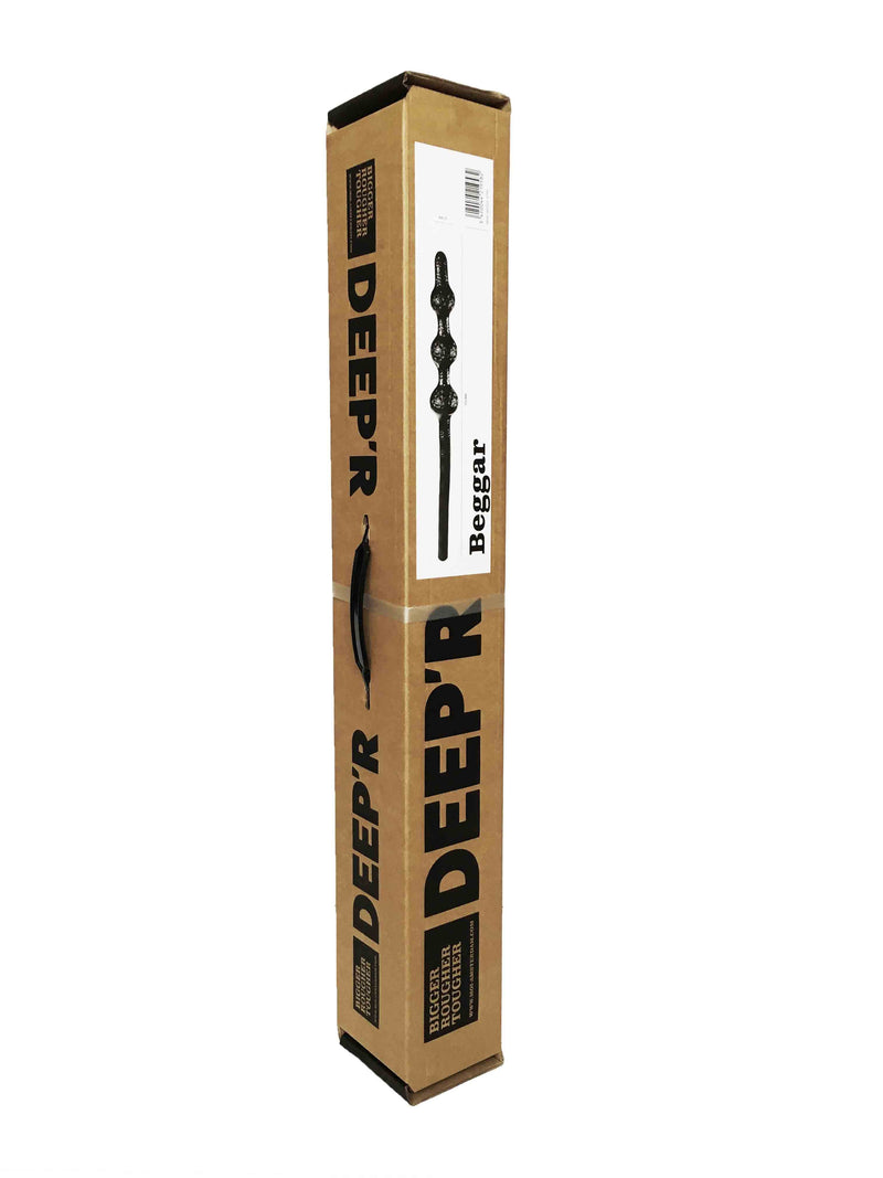 DEEP'R - Beggar - Dildo - Zwart - 70 cm - Ø 8.00 cm-Laced-up.nl