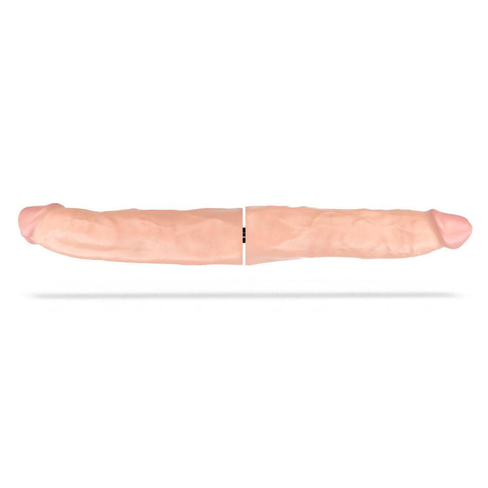 DEEP'R - Doubles - Muscle - Dubbele Dildo - Lichte Huidskleur - 31.00 cm x Ø 6.50 cm-Laced-up.nl