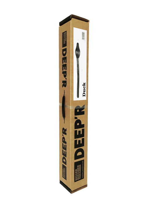DEEP'R - Duck - Anaal Dildo - Zwart - 70 cm x Ø 7.80 cm-Laced-up.nl