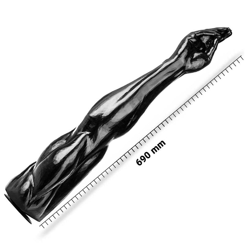 DEEP'R - Mega Muscle Fist - Zwart - 69.00 cm x Ø 6.50 cm-Laced-up.nl