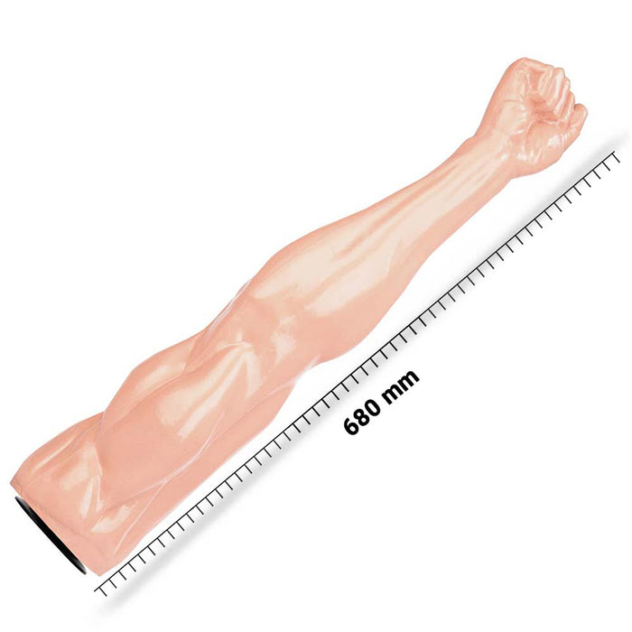 DEEP'R - Mega Power Fist - Lichte Huidskleur - 68.00 cm x Ø 6.50 cm-Laced-up.nl