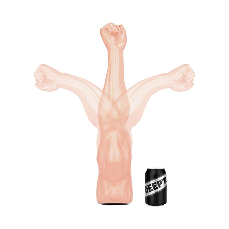 DEEP'R - Mega Power Fist - Lichte Huidskleur - 68.00 cm x Ø 6.50 cm-Laced-up.nl