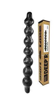 DEEP'R - Tract Pro - Anaal Dildo - Zwart - 70 cm - Ø 8.20 cm-Laced-up.nl
