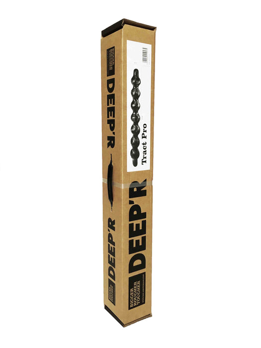 DEEP'R - Tract Pro - Anaal Dildo - Zwart - 70 cm - Ø 8.20 cm-Laced-up.nl