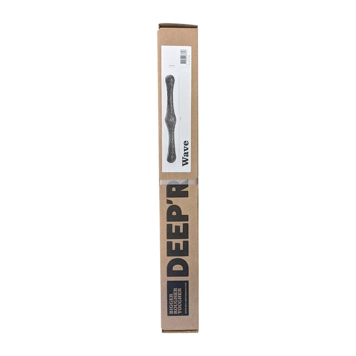 DEEP'R - Wave - Dubbele Dildo - Zwart - 59 cm x Ø 4.00 - 8.00 cm-Laced-up.nl