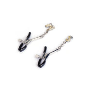 Liebe Seele - Tepelklemmen met Letterhangertjes S en M - Zilver-laced-up.nl