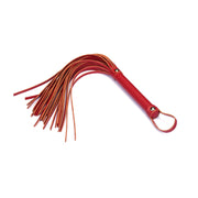 Liebe Seele - Crimson Desire - PU Lederen Flogger - Rood-laced-up.nl