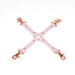 Liebe Seele - Fairy Collection - Exclusieve Lederen Hogtie - Roze/Wit-Laced-up.nl