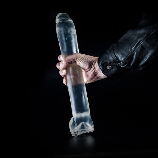 Dark Crystal - Anaal Dildo - 37,5 x 6 cm - Transparant-Laced-up.nl