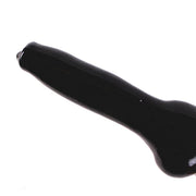 Dark Crystal - Anaal Dildo Met Extra Zware Voet - 2,7 x 20 cm - No. 60 - Zwart-Laced-up.nl