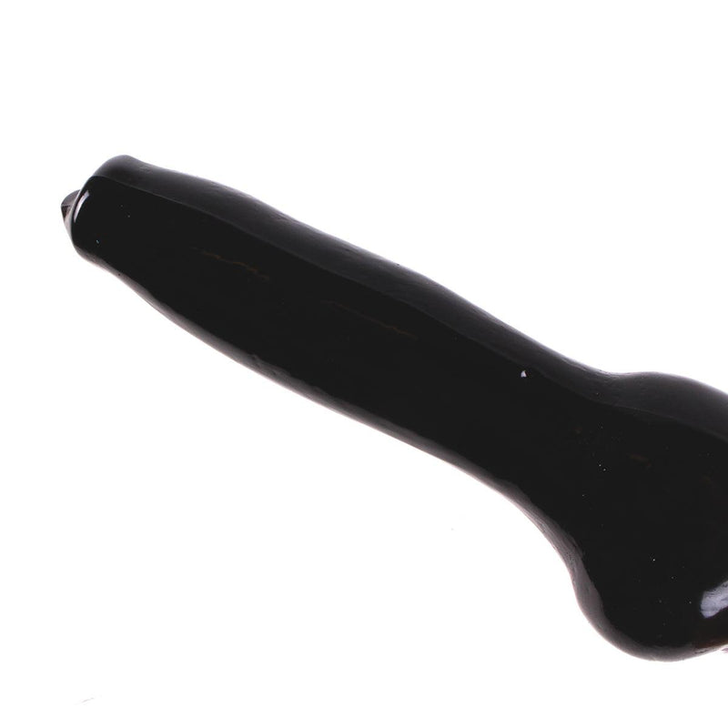 Dark Crystal - Anaal Dildo Met Extra Zware Voet - 2,7 x 20 cm - No. 60 - Zwart-Laced-up.nl