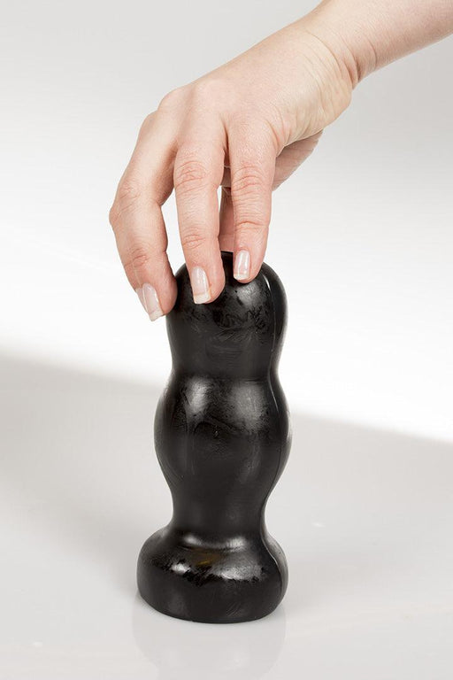 Dark Crystal - Bollen Buttplug - 14,5 x 6 cm - Zwart-Laced-up.nl