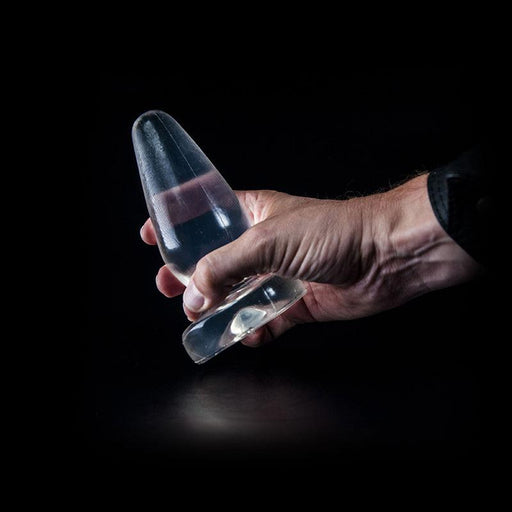 Dark Crystal - Buttplug - 15 x 6 cm - Transparant-Erotiekvoordeel.nl