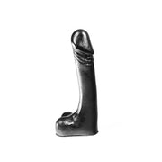 Dark Crystal - Dildo - 18,5 x 3 cm - Zwart-Erotiekvoordeel.nl