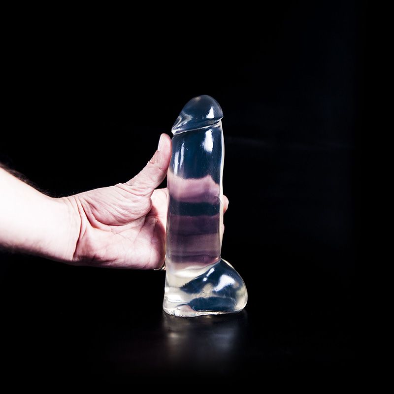 Dark Crystal - Dildo - 21 x 6,3 cm - Transparant-Erotiekvoordeel.nl