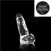 Dark Crystal - Dildo 23,5 x 6,5 cm - Transparant-Laced-up.nl