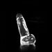 Dark Crystal - Dildo 23,5 x 6,5 cm - Transparant-Laced-up.nl