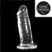 Dark Crystal - Dildo - 25,5 x 8,2 cm - Transparant-Laced-up.nl