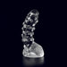 Dark Crystal - Dildo Met Noppen - 22 x 5 cm - Transparant-Erotiekvoordeel.nl