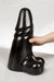 Dark Crystal - Dildo Met Balzak - 35 x 12 cm - Zwart-Laced-up.nl
