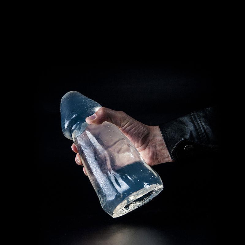 Dark Crystal - Extra Grote Anaal Dildo - 24,5 x 9,5 cm - Transparant-Erotiekvoordeel.nl