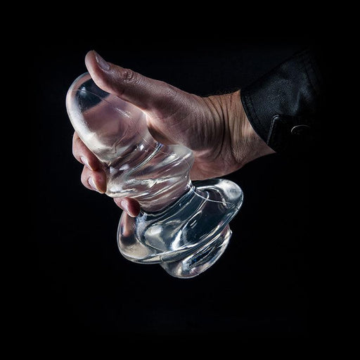 Dark Crystal - Schroef Buttplug - 16 x 11 cm - Transparant-Laced-up.nl