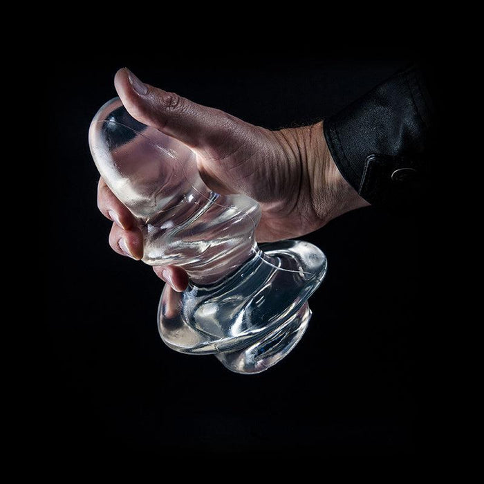 Dark Crystal - Schroef Buttplug - 16 x 11 cm - Transparant-Laced-up.nl