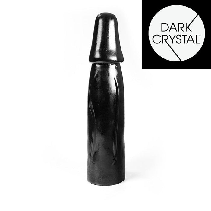 Dark Crystal - XXL Anaal Dildo - 33 x 8,5 cm - Zwart-Laced-up.nl