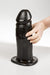 Dark Crystal - XXL Dildo - 23 x 8,5 cm - Zwart-Erotiekvoordeel.nl
