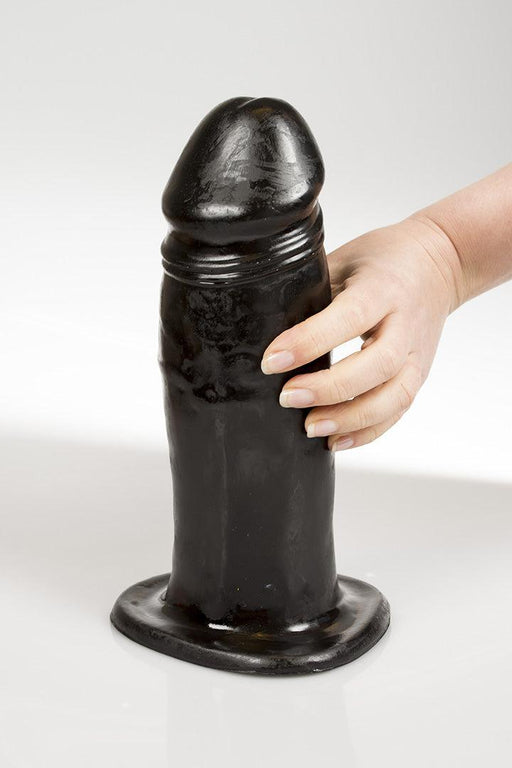 Dark Crystal - XXL Dildo 23 x 8,5 cm - Zwart-Laced-up.nl