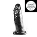 Dark Crystal - XXL Dildo - 23 x 8,5 cm - Zwart-Erotiekvoordeel.nl