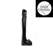 Dark Crystal - XXL Dildo - 25 x 3,5 cm - Zwart-Laced-up.nl
