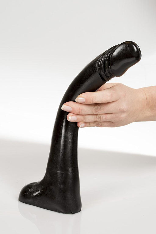 Dark Crystal - XXL Dildo - 30,5 x 3,7 cm - Zwart-Erotiekvoordeel.nl