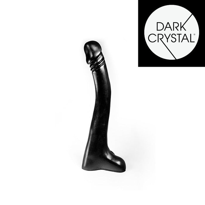Dark Crystal - XXL Dildo - 30,5 x 3,7 cm - Zwart-Erotiekvoordeel.nl
