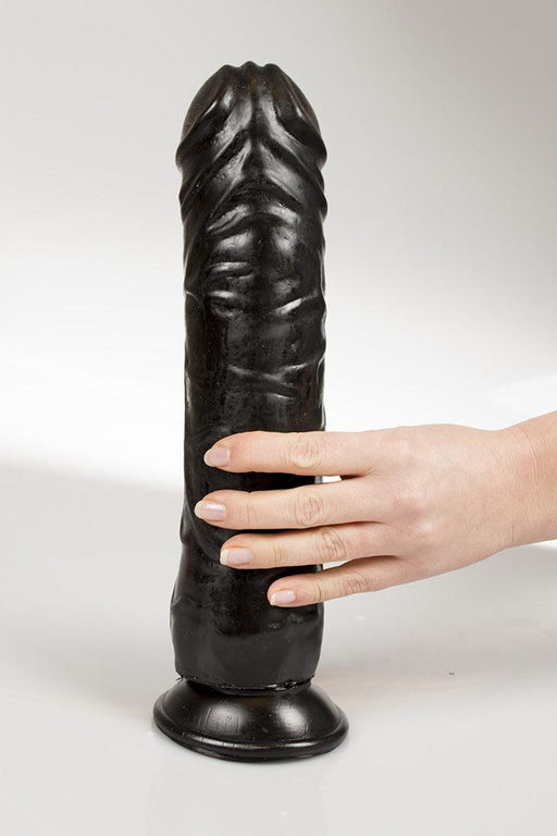 Dark Crystal - XXL Dildo - 32 x 7 cm - Zwart-Laced-up.nl