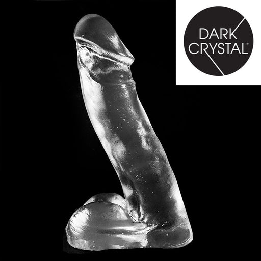 Dark Crystal - XXL Dildo - 38 x 8 cm - Transparant-Laced-up.nl