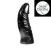 Dark Crystal - XXL Dildo 38,5 x 12 cm - Zwart-Laced-up.nl
