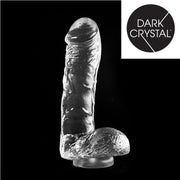 Dark Crystal - XXL Dildo Met Zuignap - 26 x 6 cm - Transparant-Laced-up.nl