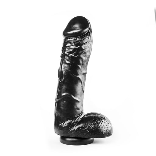 Dark Crystal - XXL Dildo Met Zuignap - 26 x 6 cm - Zwart-Laced-up.nl