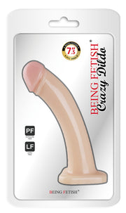 Deep Desire - Gladde Dildo - PVC - 19 cm – Lichte Huidskleur-Erotiekvoordeel.nl