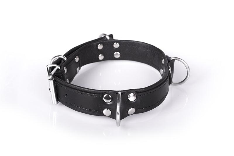 DeLuxe Bondage Collar - Zwart-Laced-up.nl