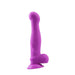 DeLuxe Pure Nature Neo Colours - Siliconen Dildo - 26.5 x 5.1 cm - Paars-Laced-up.nl