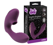 Chisa - Didi Double Orgasm - Partner & Luchtdruk Vibrator - Paars-Erotiekvoordeel.nl