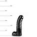 Dinoo - Guanlong - Anaal Dildo - 21 cm - Zwart-Erotiekvoordeel.nl