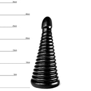 Dinoo - Anaal Dildo - Xiong - 29,5 x 11,6 cm - Zwart-Laced-up.nl