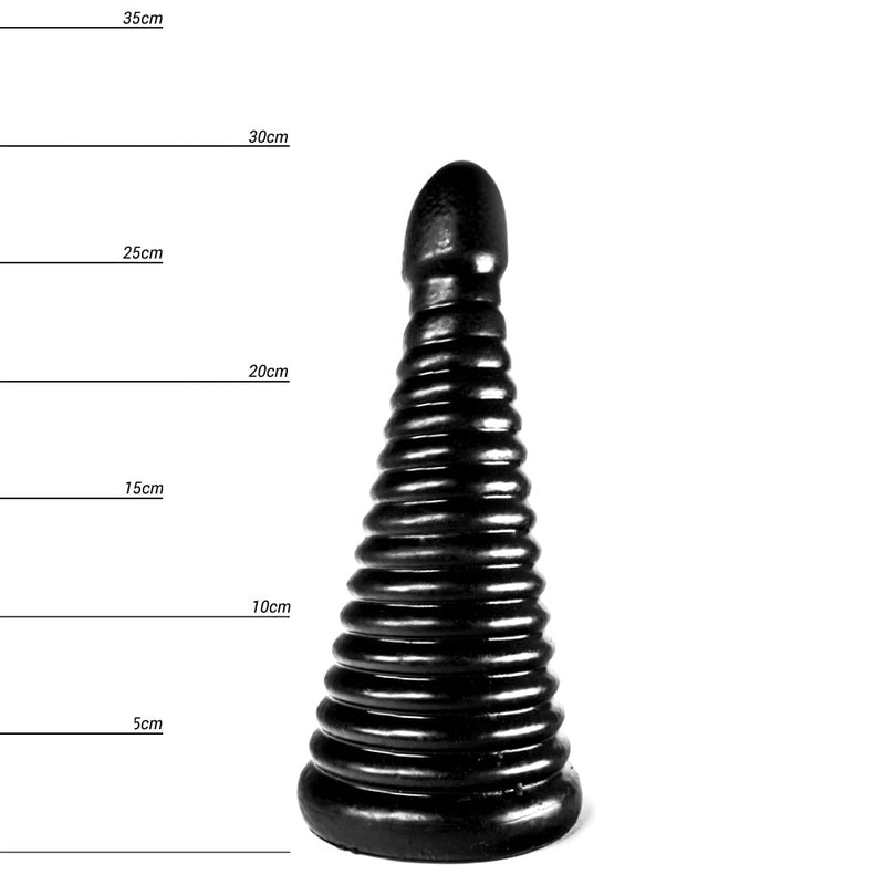 Dinoo - Anaal Dildo - Xiong - 29,5 x 11,6 cm - Zwart-Laced-up.nl