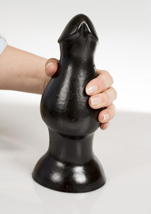 Dinoo - Buttplug Ceratops 21,5 cm - Zwart-Laced-up.nl