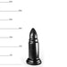 Dinoo - Buttplug - Proa - 20,5 cm - Zwart-Laced-up.nl