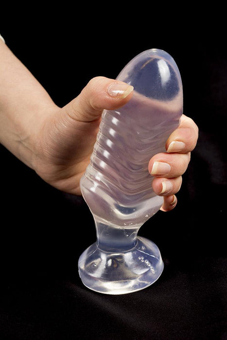 Dinoo - Buttplug - Tanius - 23 x 7 cm - Transparant-Laced-up.nl