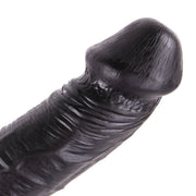 Dinoo - Curve - XXL Dildo - 31 x 5.5 cm - Zwart-Erotiekvoordeel.nl